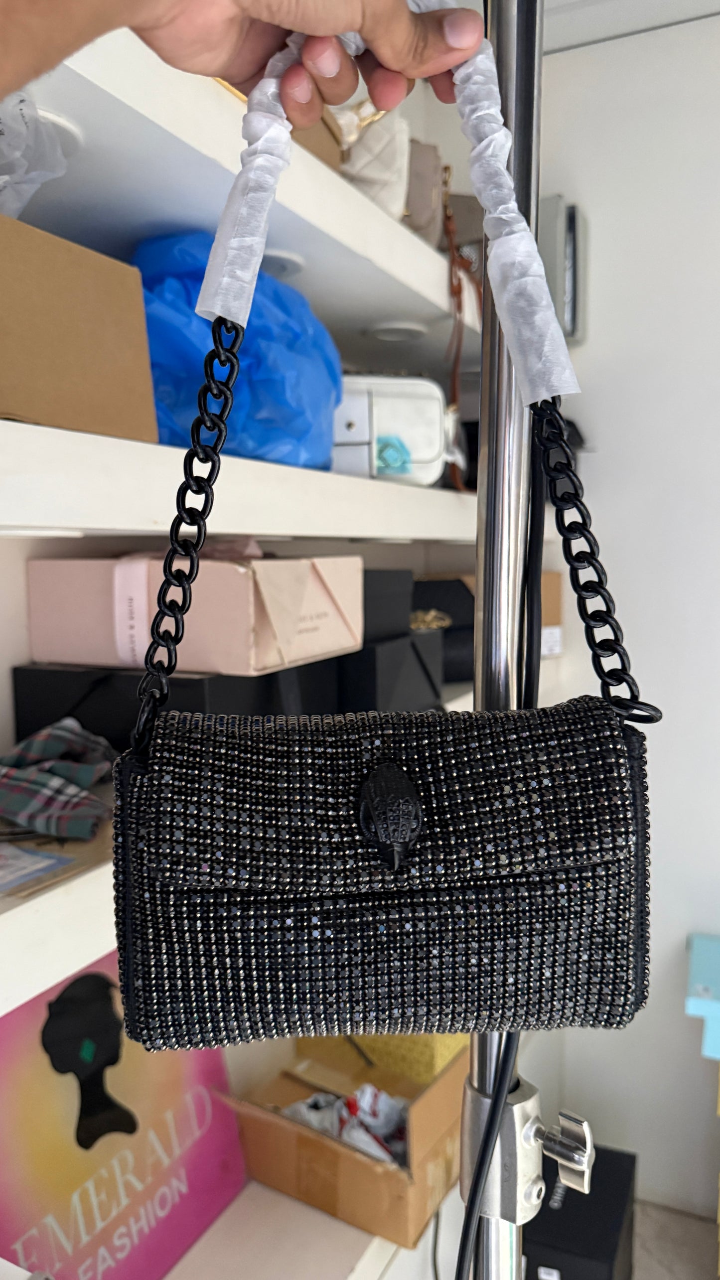 Kurt Geiger London Small Party Shoulder Bag with box