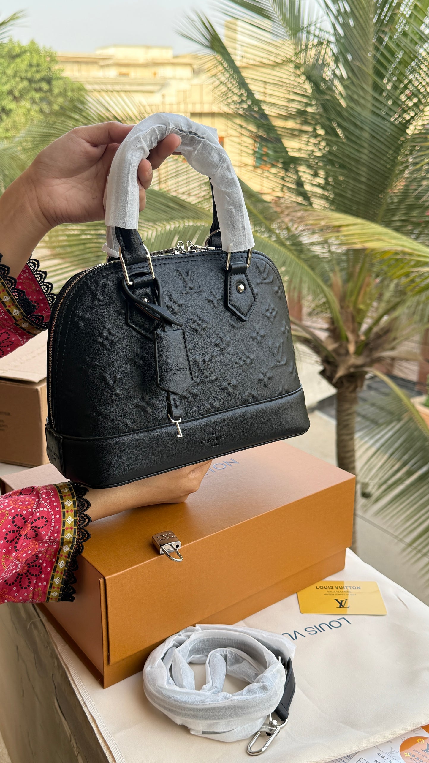 Louis Vuitton Neo Alma Top handle Bag-With Double folding box-Master Plus Series