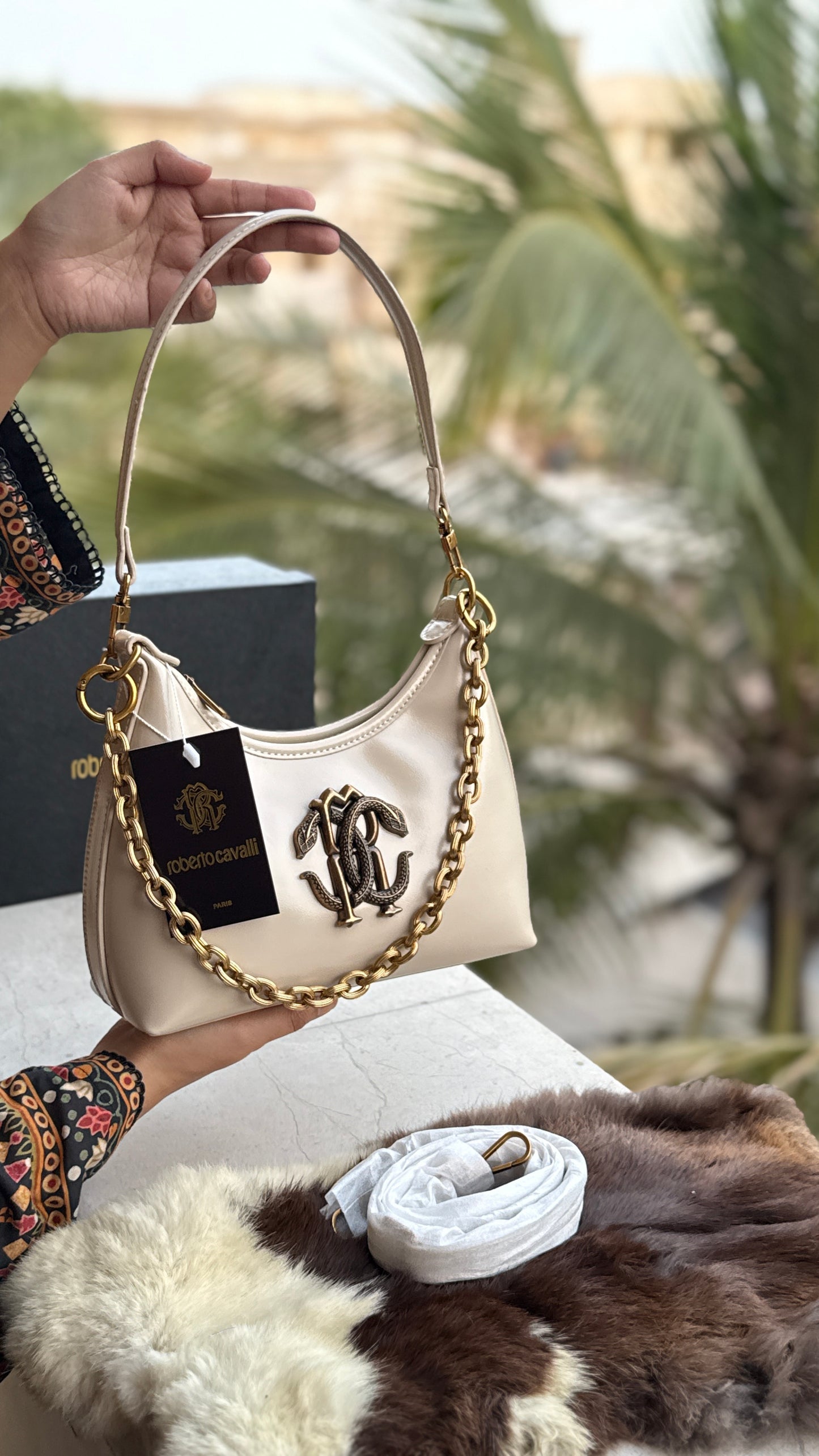 Roberto Cavalli Shoulder Bag-Master series with box.