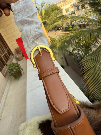 Salvatore Ferragamo Trifolio shoulder bag-Master Series-With Paper Bag-Same As Original