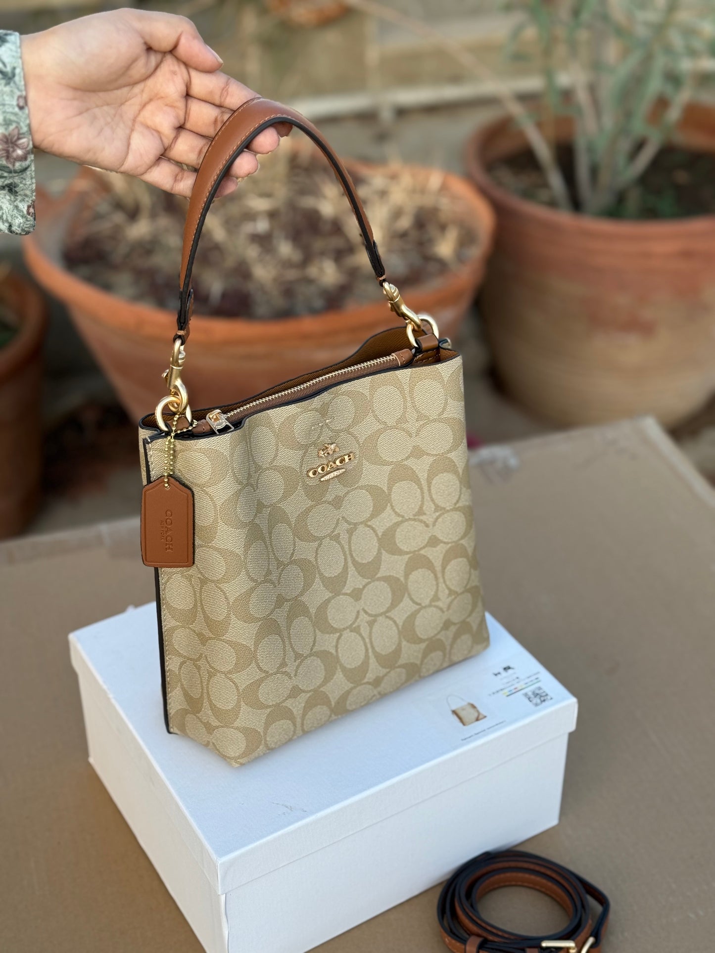 Coach Mollie 22 Bucket Bag Master Plus Series With box