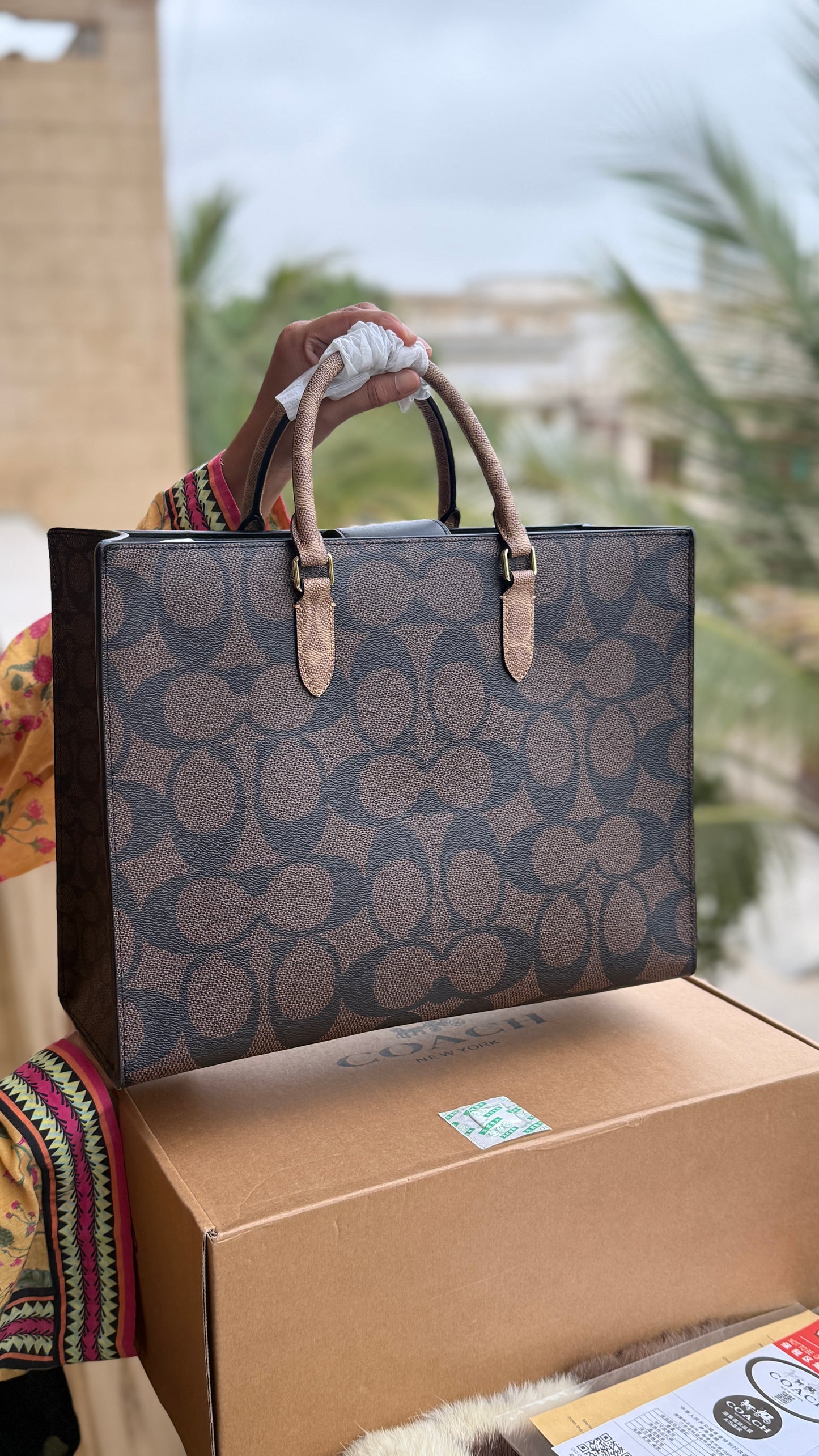 Coach Maggie Tote Bag-Master Series-With Box