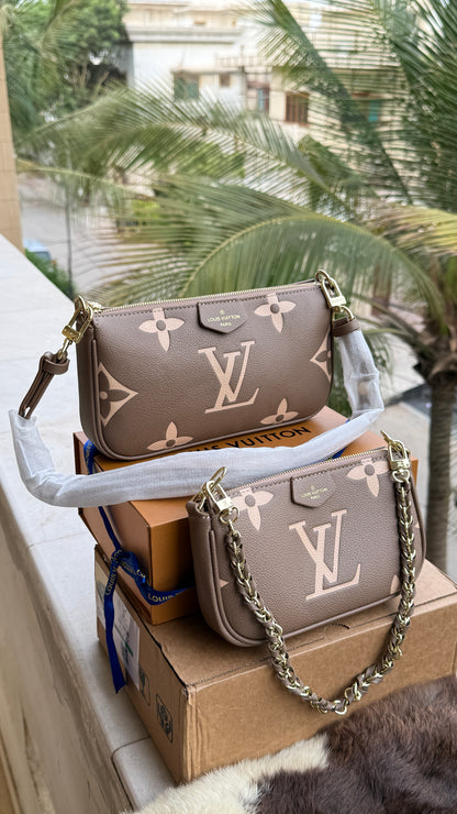 Louis Vuitton Multi Pochette Accessoires bag-Double Folding box-Master Series