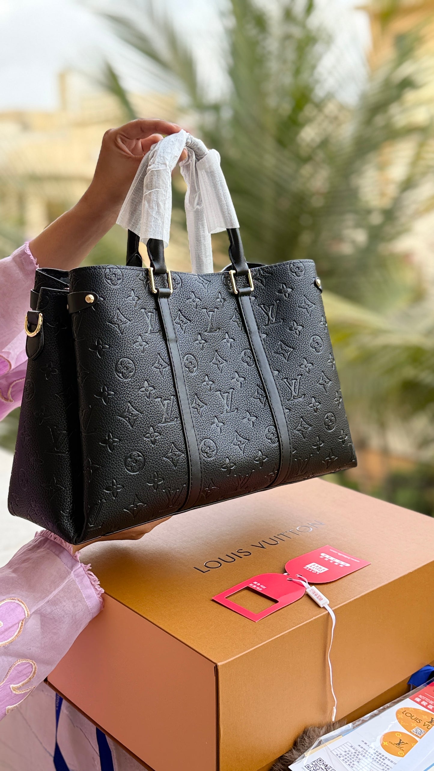 Louis Vuitton soufflot Tote With Double Box-Master Plus Series