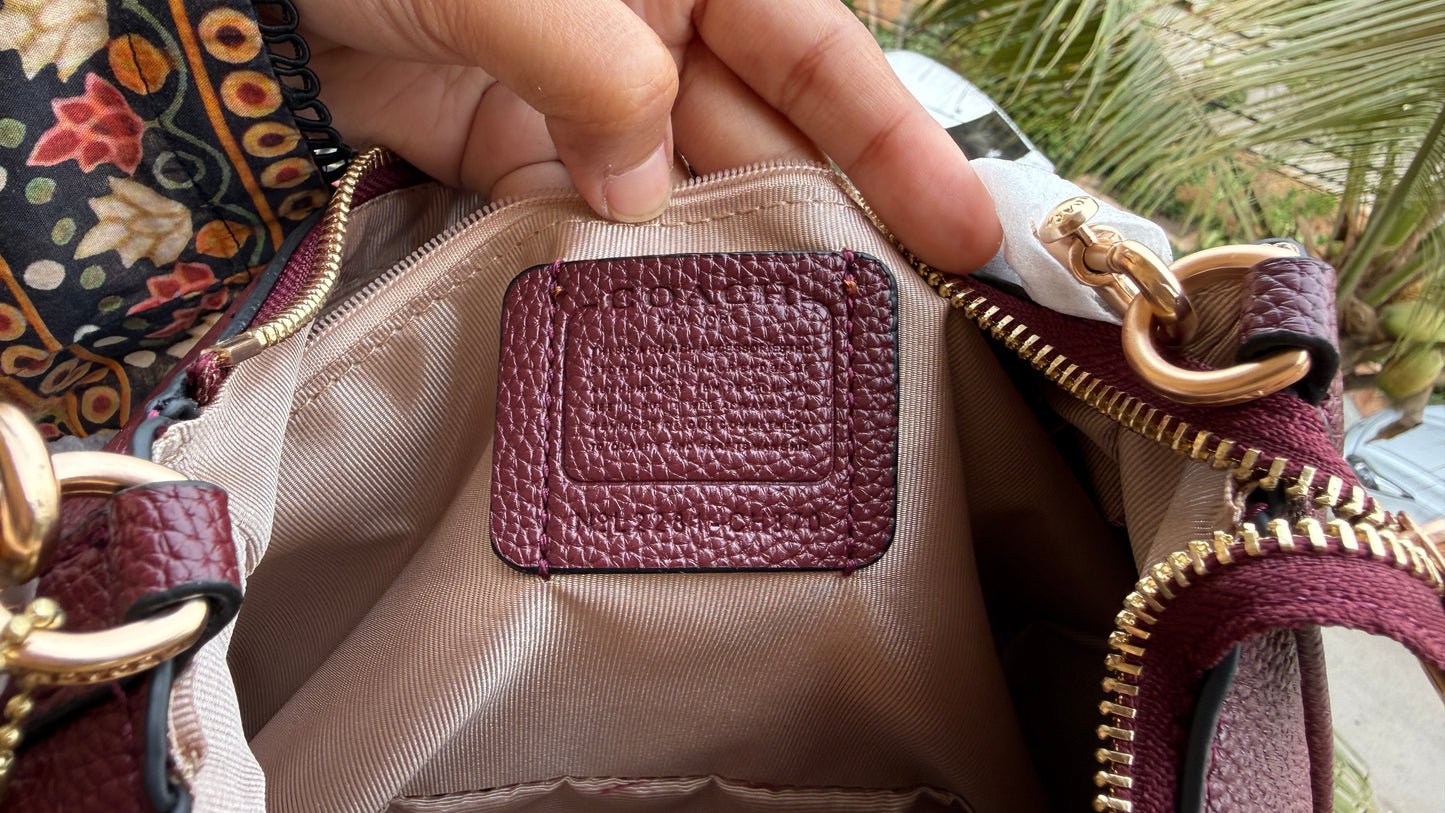 Coach Teri Hobo Large-With Box Master Series