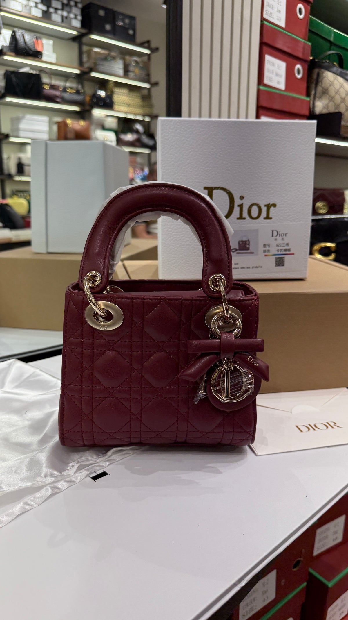 Lady Dior Mini By Dior-AAA Series-Double Folding Box