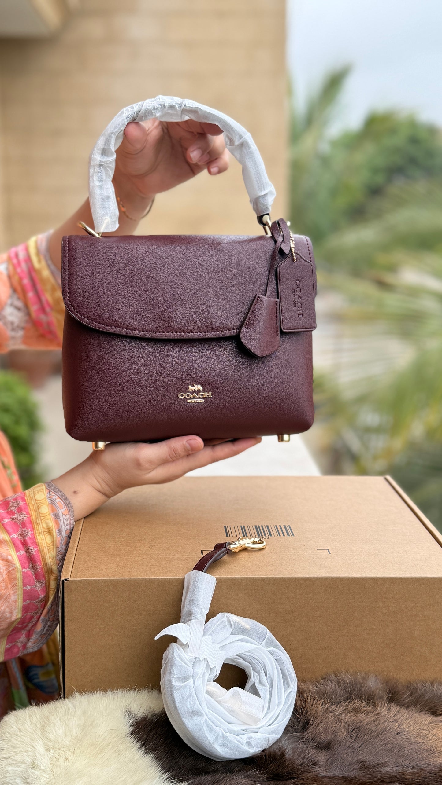 Coach Emory Top Handle Bag-Folding Box-Master Plus