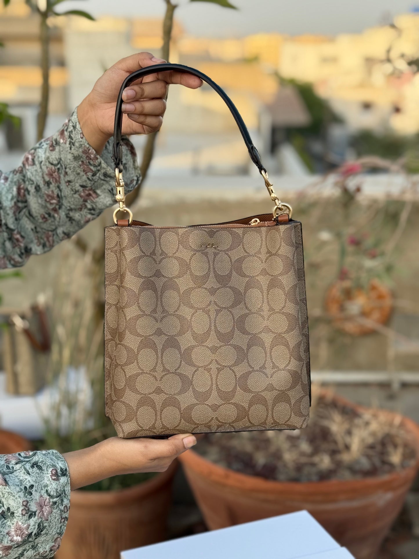 Coach Mollie 22 Bucket Bag Master Plus Series With box