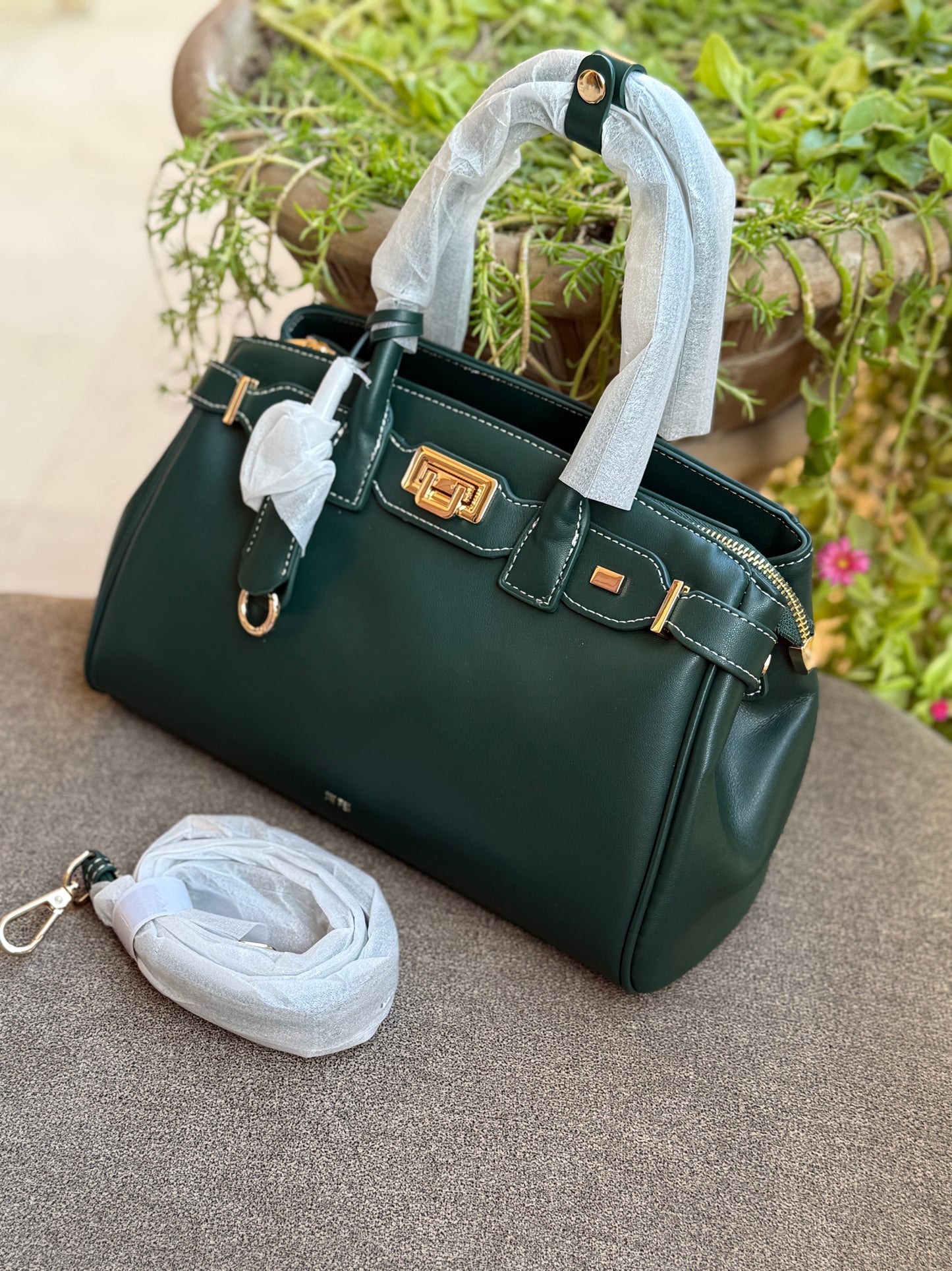 JW PEI Ziva Metal Lock Decoration Tote Bag-Master Series-Same as original