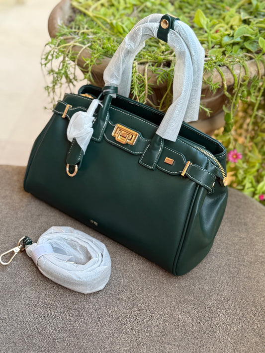 JW PEI Ziva Metal Lock Decoration Tote Bag-Master Series-Same as original