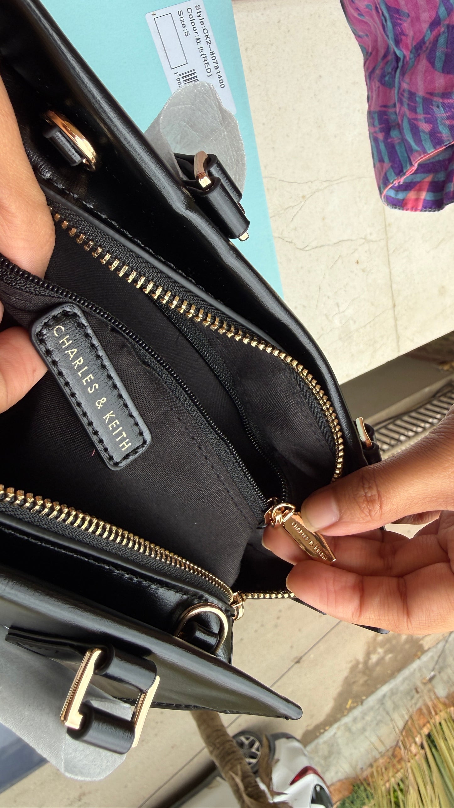 Charles & Keith Mini Kerry Top Handle Bag-Master Plus Series-With Box