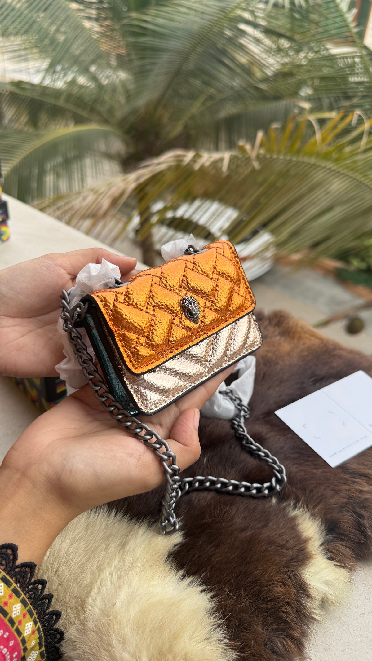 KURT GEIGER LONDON MICRO KENSINGTON BAG-Box Packaging