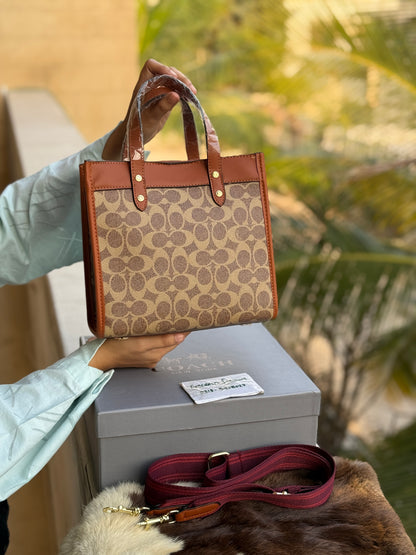 Coach Field tote 22 With Box Packaging ( Master Series ) at Promotional Price