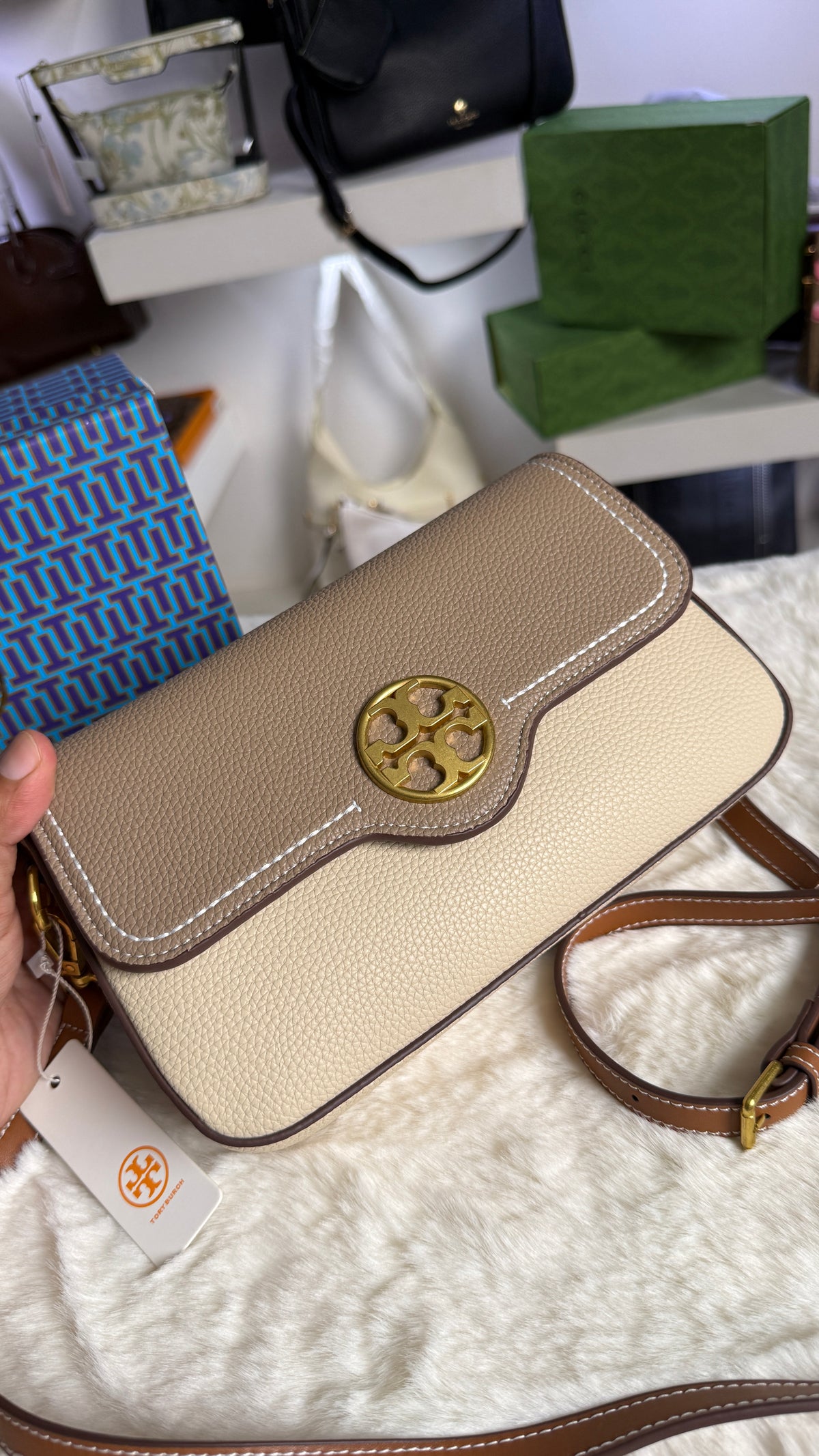 Tory burch Felix Flap Convertible-Master Series-Box Packaging
