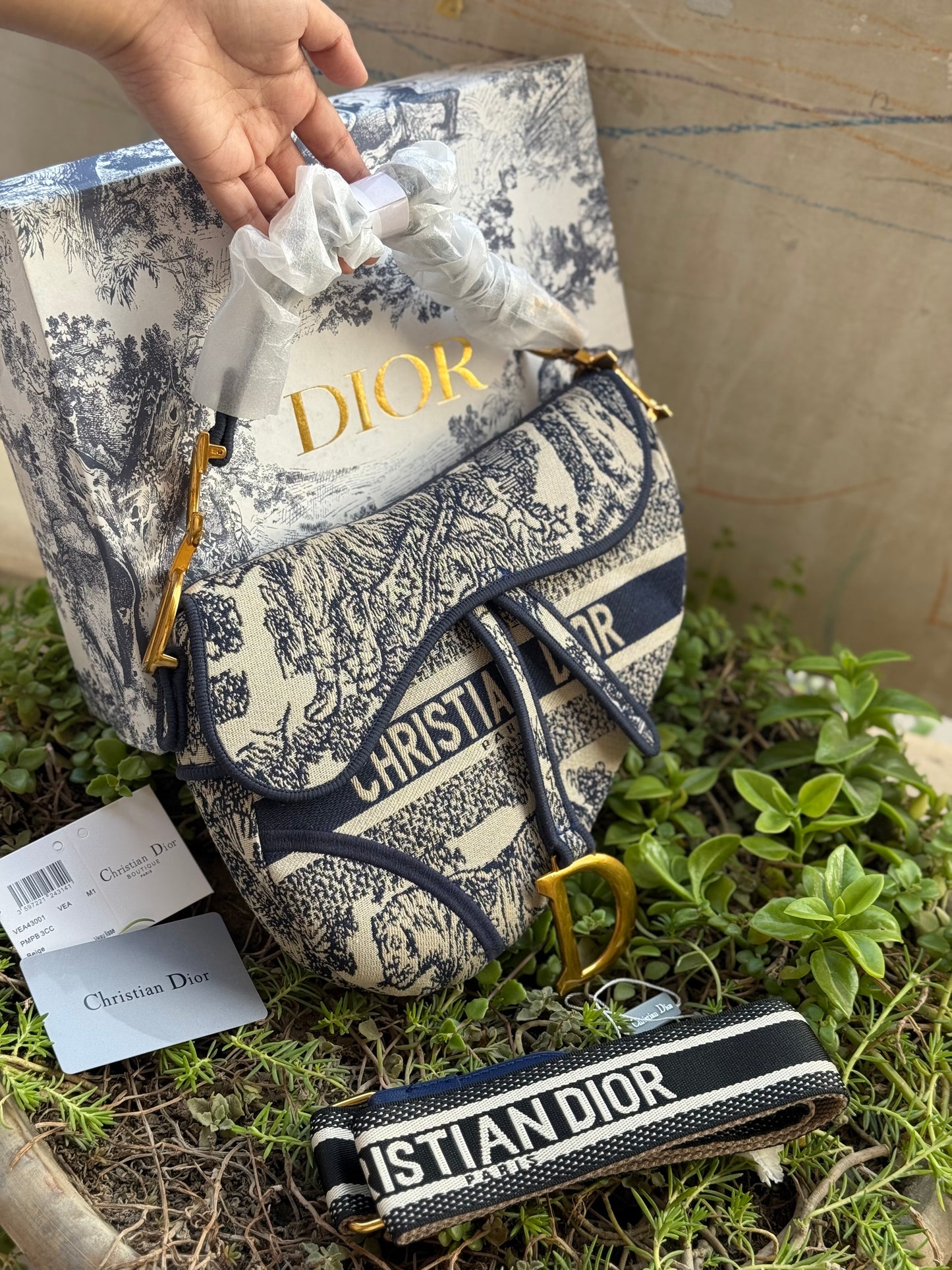 Christian Dior Saddle Bag-Master Plus Series-Box Packaging Include