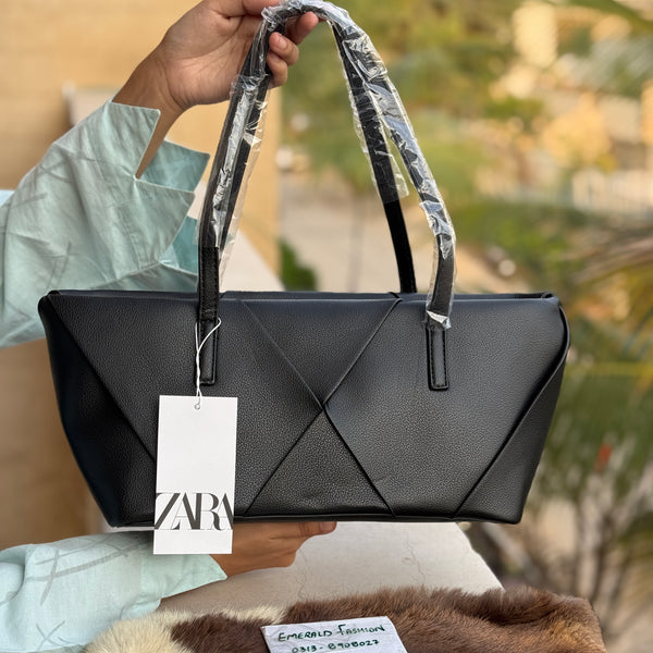 ZARA Woven Elongated Handbag-Master Series Exceptional Quality