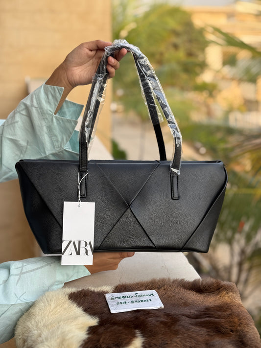 ZARA Woven Elongated Handbag-Master Series Exceptional Quality