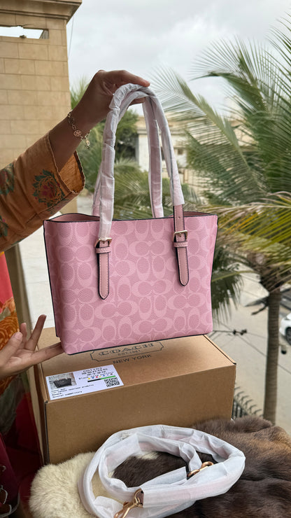 Coach Mollie 25 Tote Bag-Master Basic Series With Folding Box Packaging.