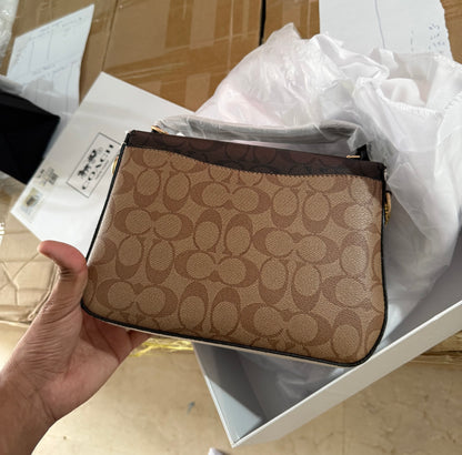 Coach Marlie Top Handle Satchel With Box.