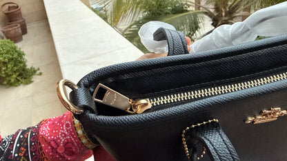 Coach City Mini Tote Bag-With Wallet & Charm Chain-Box Included-Master Plus Series.