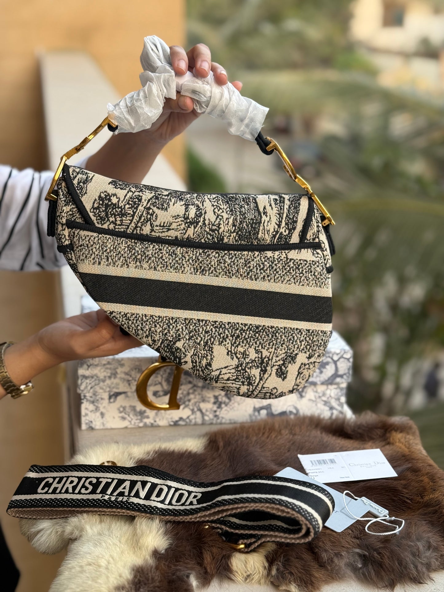 Christian Dior Saddle Bag-Master Plus Series-Box Packaging Include