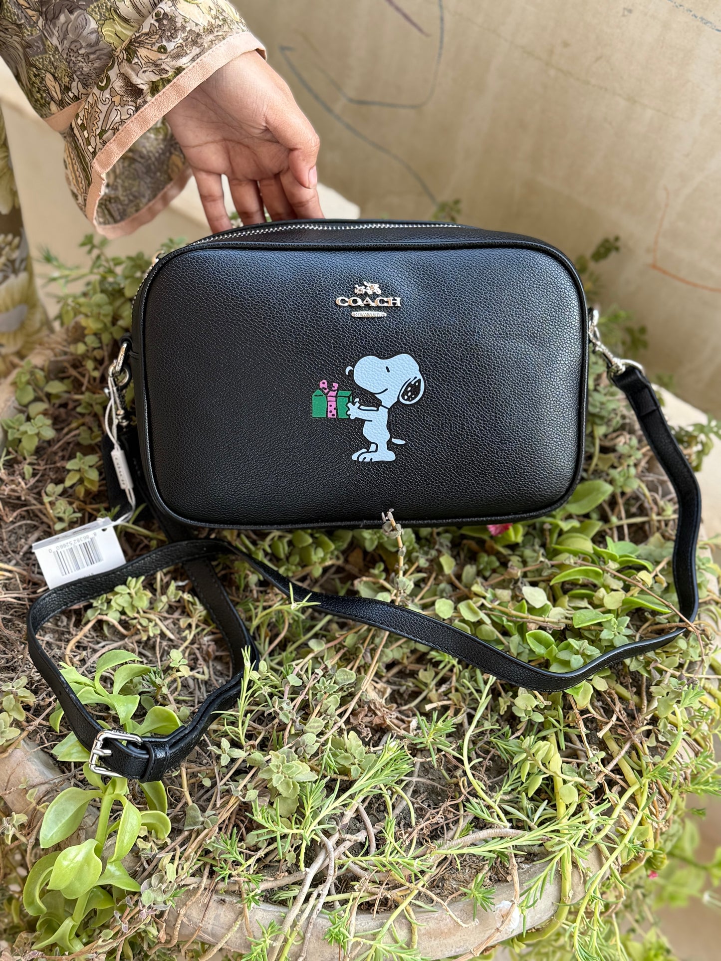 Coach X Peanuts Jamie Camera Bag with Snoopy Ski Motif-Same As Original-Master Series
