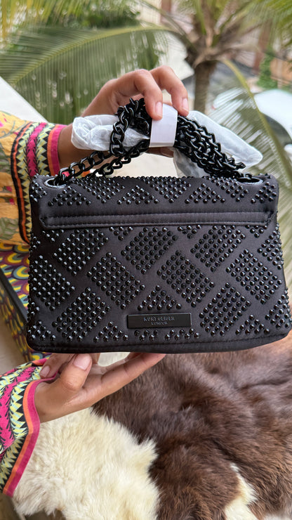 Kurt Geiger London Mini Crystal Kensington Bag-Master Series-With Box
