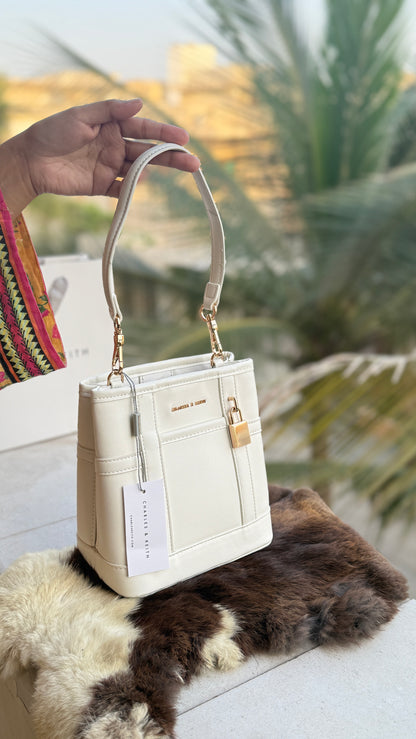 Charles & Keith Scottie Bucket Bag-Master Plus Series-With Paper Bag