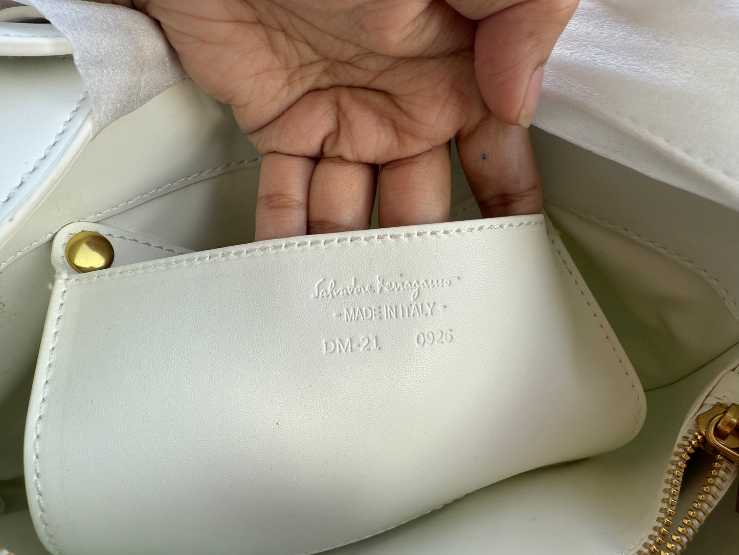 Salvatore Ferragamo Trifolio shoulder bag-Master Series-With Paper Bag-Same As Original