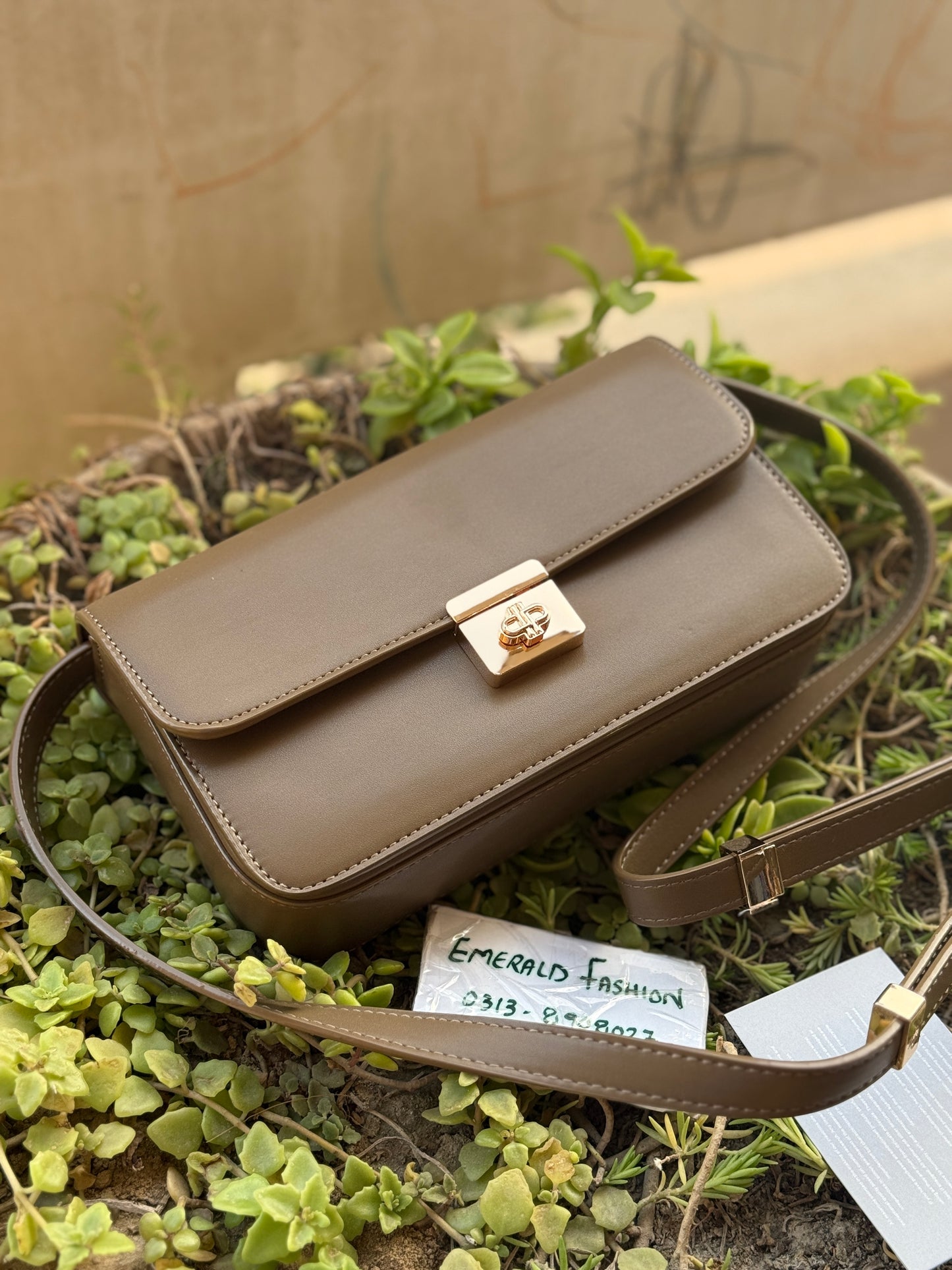 PEDRO Studio Shoulder Bag - Taupe Color-Master Series