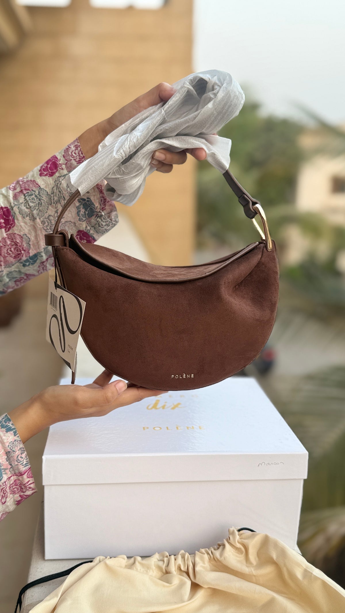 Polène Tonca Suede-Master Plus Series with box