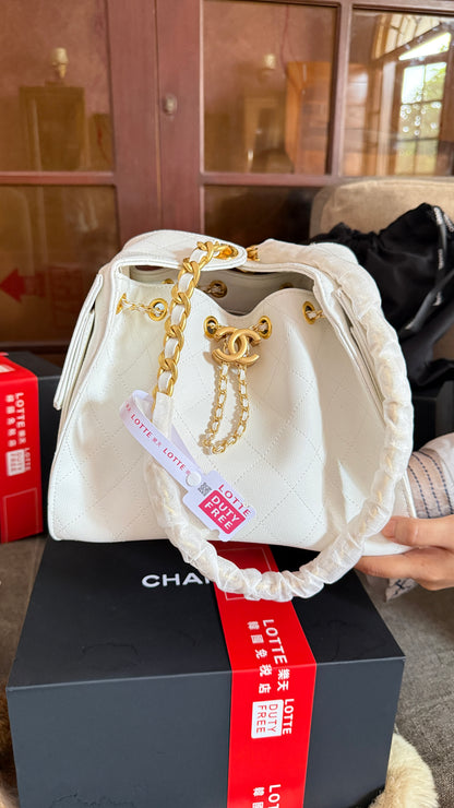 Chanel 25 small quilted hobo bag-AAA Series-Folding box Packaging.