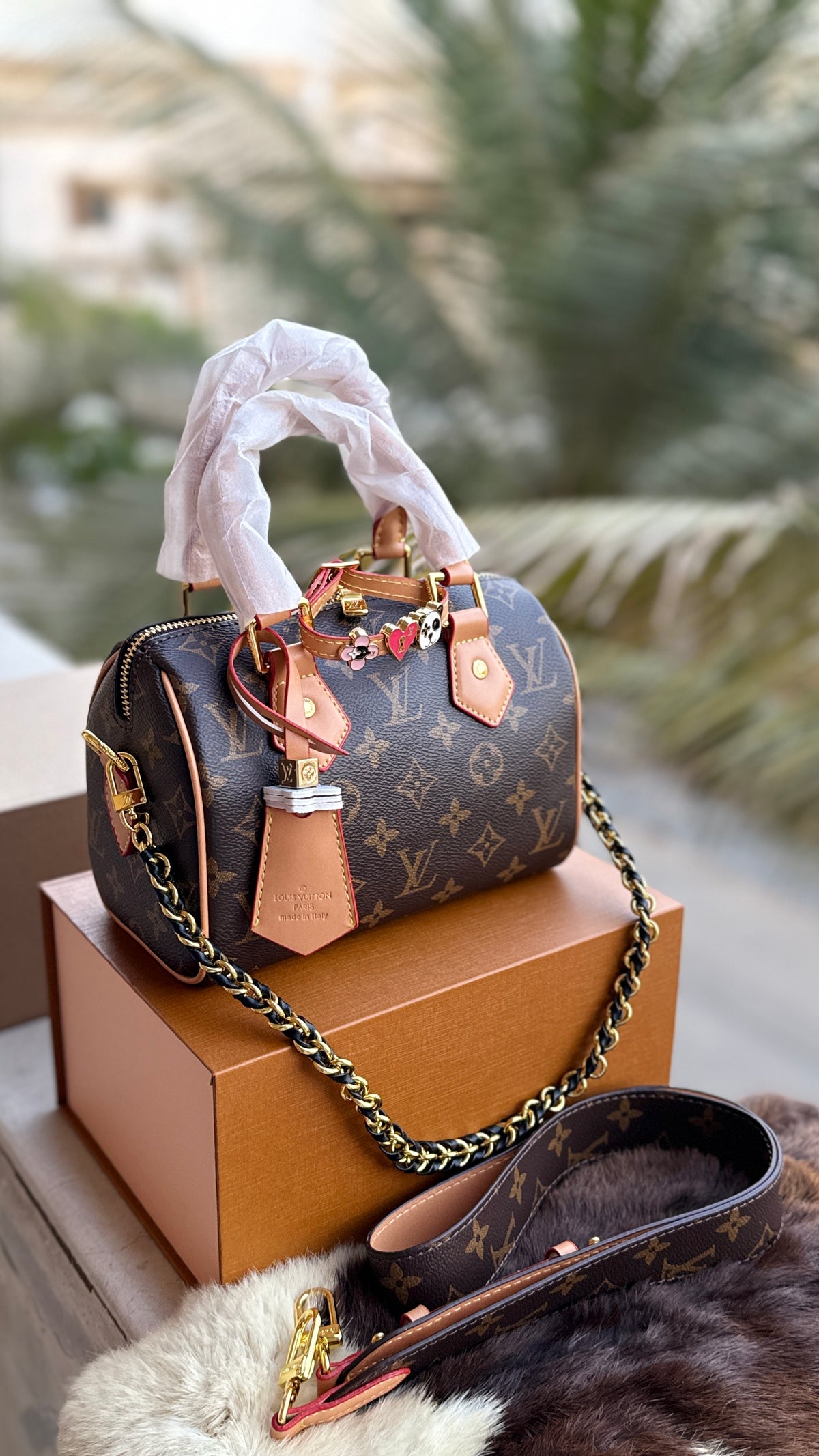 Louis Vuitton Speedy Nano-AAA Series-double Folding box