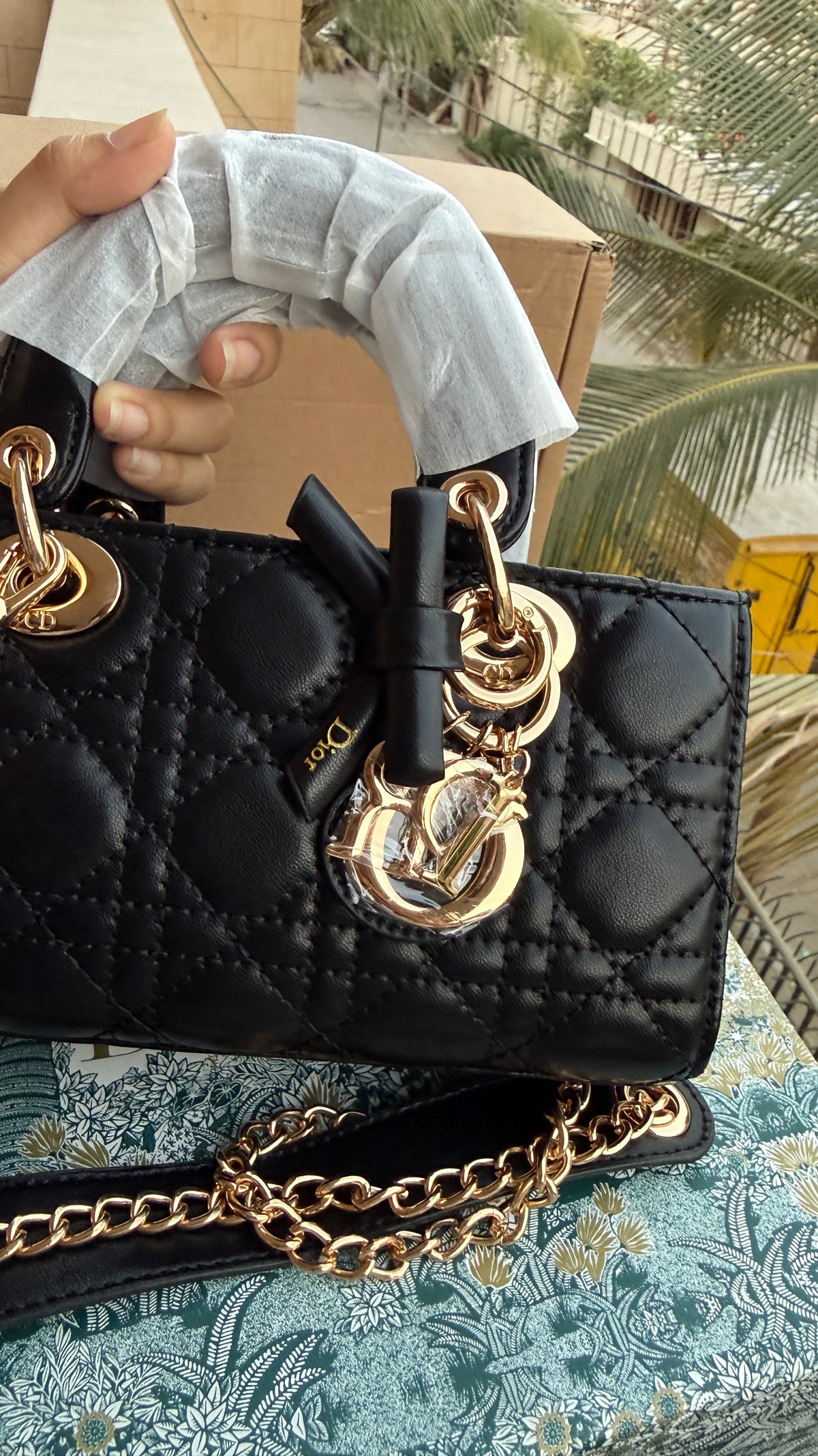 Lady D-Joy Bag-Bow Edition-AAA Series-Double Folding box
