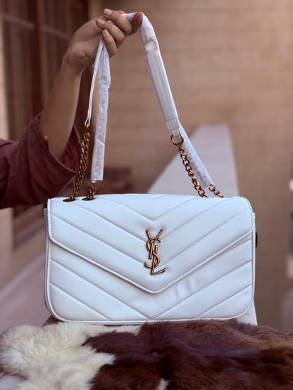 YSL Loulou Master Series With Box White ( Master Series )