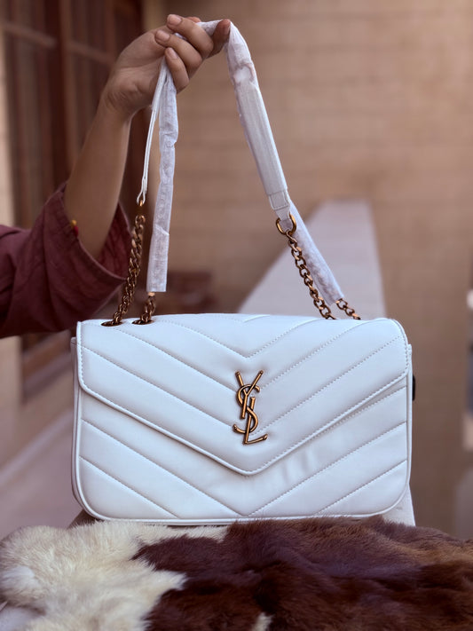 YSL Loulou Master Series With Box White ( Master Series )