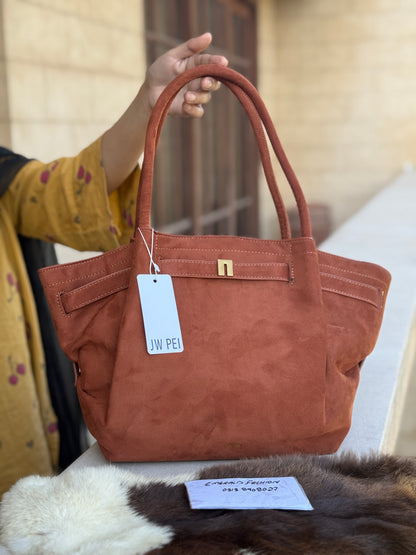 JW PEI Hana Medium Suede Tote Bag-Same as original-Master Series