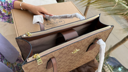 Coach Nina tote Folding Box Packing Master Plus series.