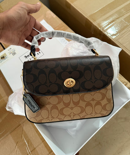 Coach Marlie Top Handle Satchel With Box.