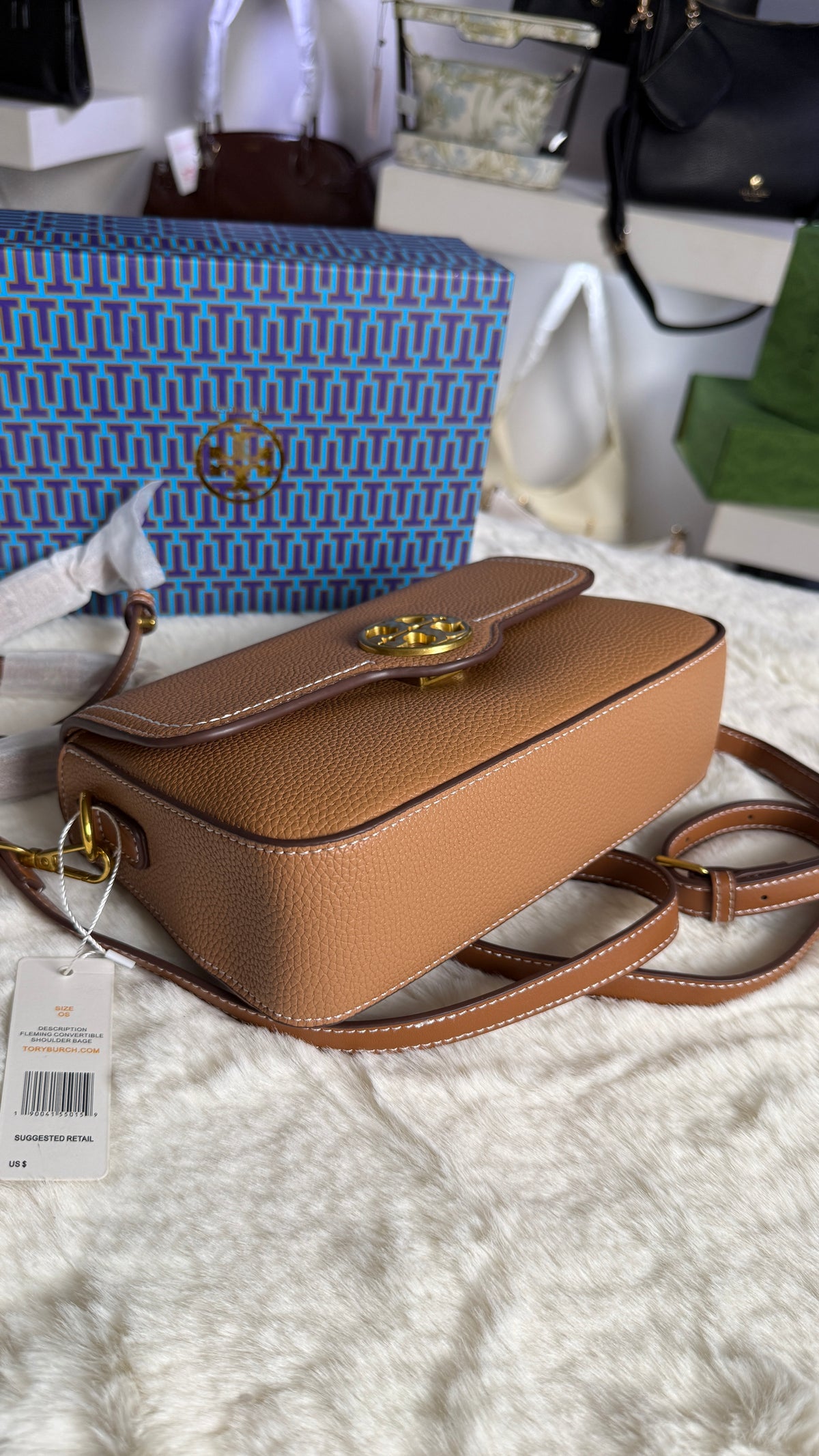 Tory burch Felix Flap Convertible-Master Series-Box Packaging