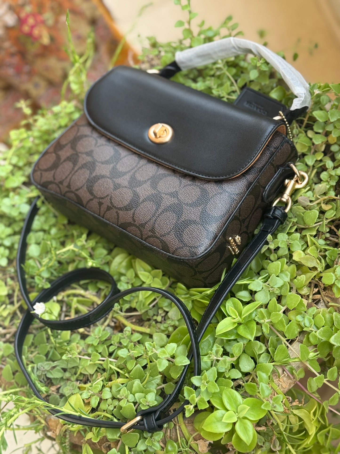Coach Marlie Top Handle Satchel With Box.