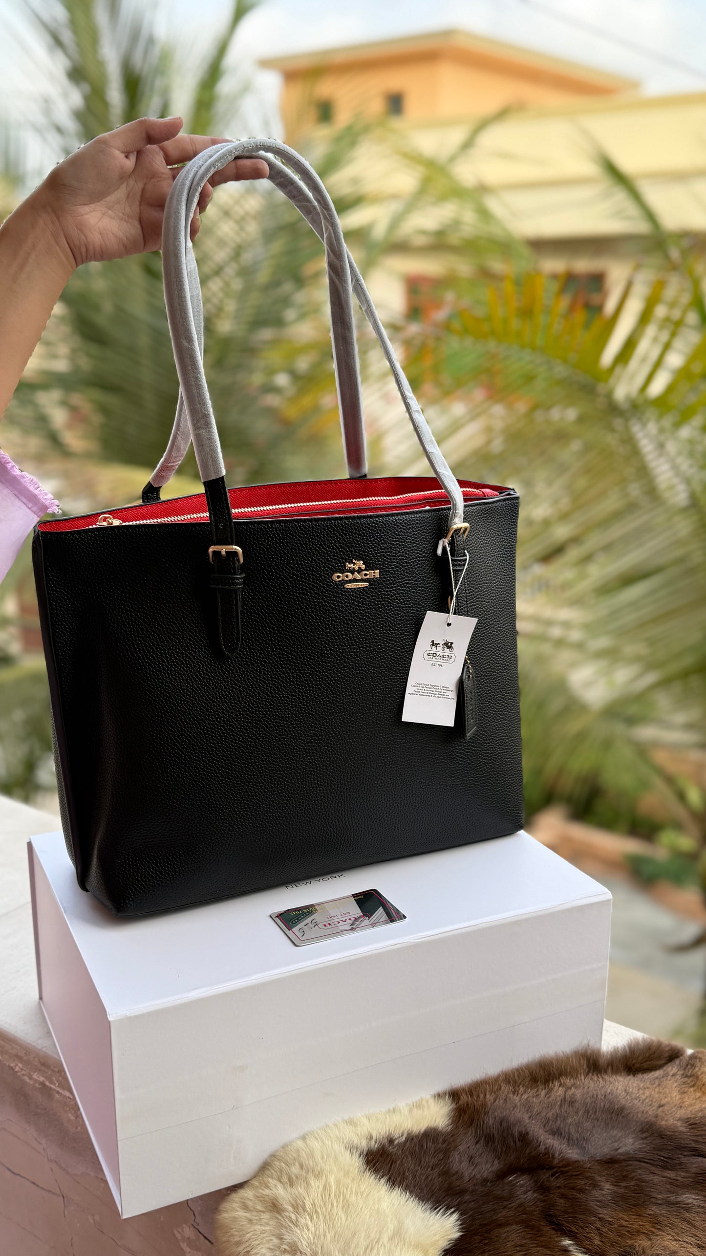 Coach Mollie Tote Large-With Box-Master Series
