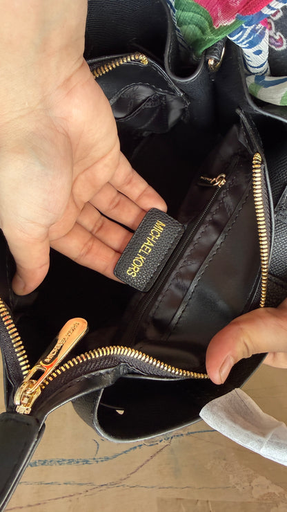 Michael Kors Emilia Small Pebbled Leather Satchel-Master Plus Series-With Box