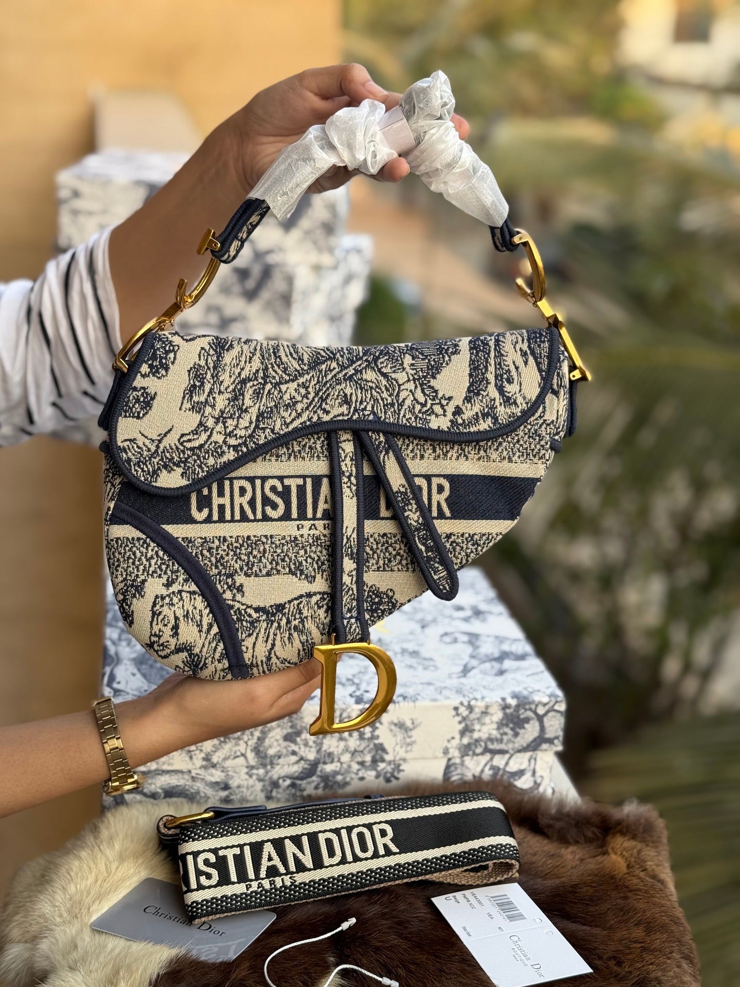Christian Dior Saddle Bag-Master Plus Series-Box Packaging Include