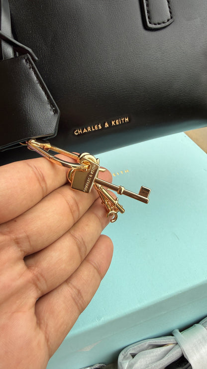 Charles & Keith Mini Kerry Top Handle Bag-Master Plus Series-With Box