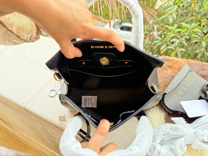 Charles & Keith Rene Structured Top handle bag-Master Series