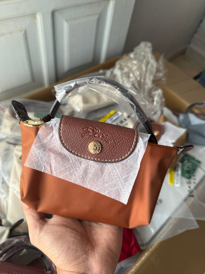 LONG CHAMP LE PLIAGE ORIGINAL POUCH WITH HANDLE ( Master Series )