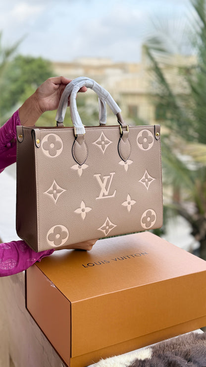 Louis Vuitton On The Go Tote With Double Box-Master Plus Series