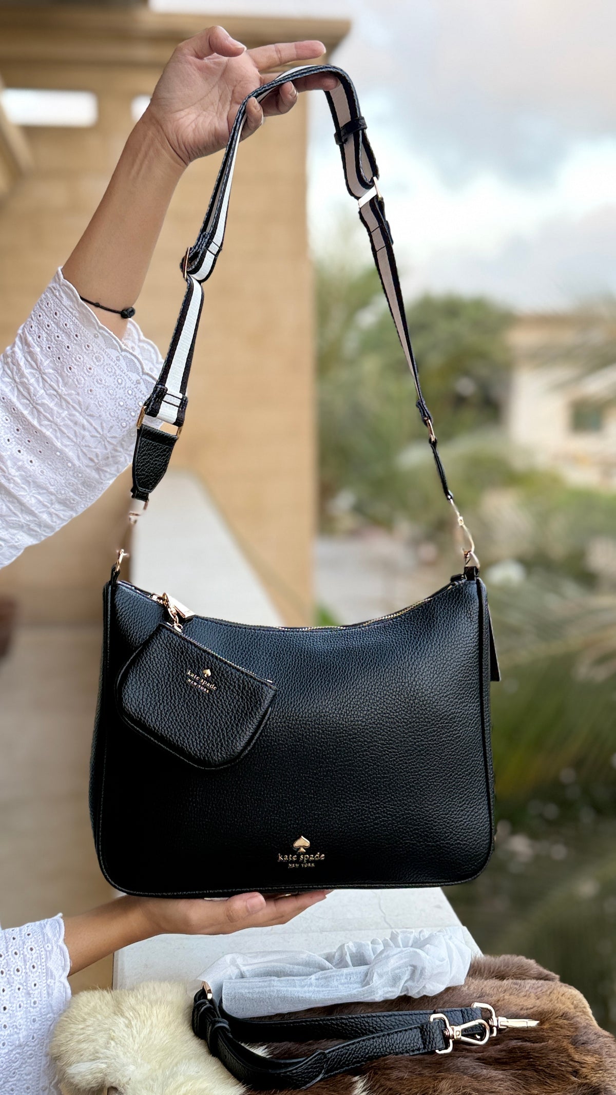 Kate Spade Emma Large Crossbody bag With mini pouch-Master Plus series