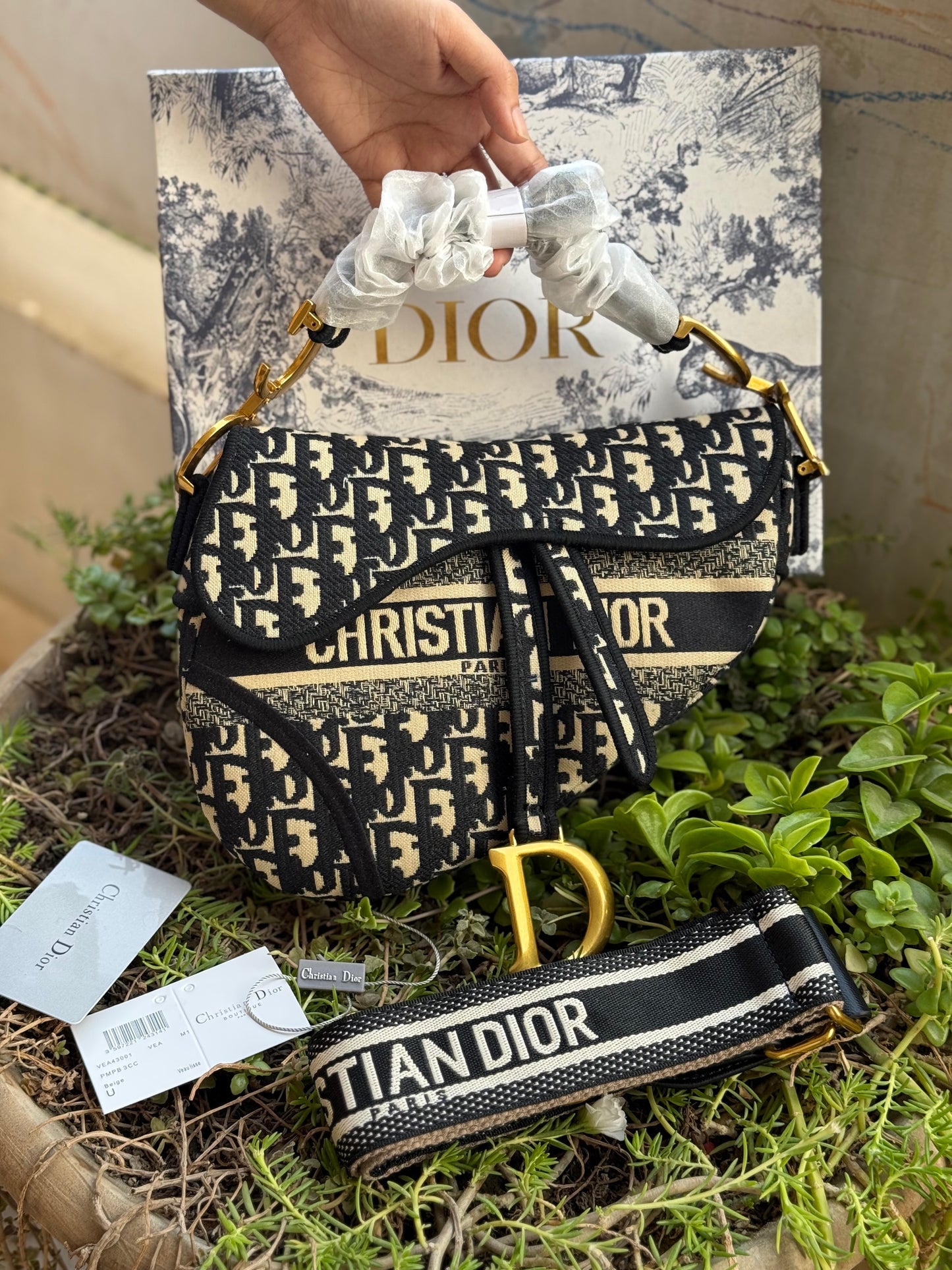Christian Dior Saddle Bag-Master Plus Series-Box Packaging Include